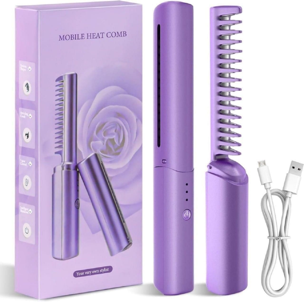 Meneflix Mini Hot Comb Straightener