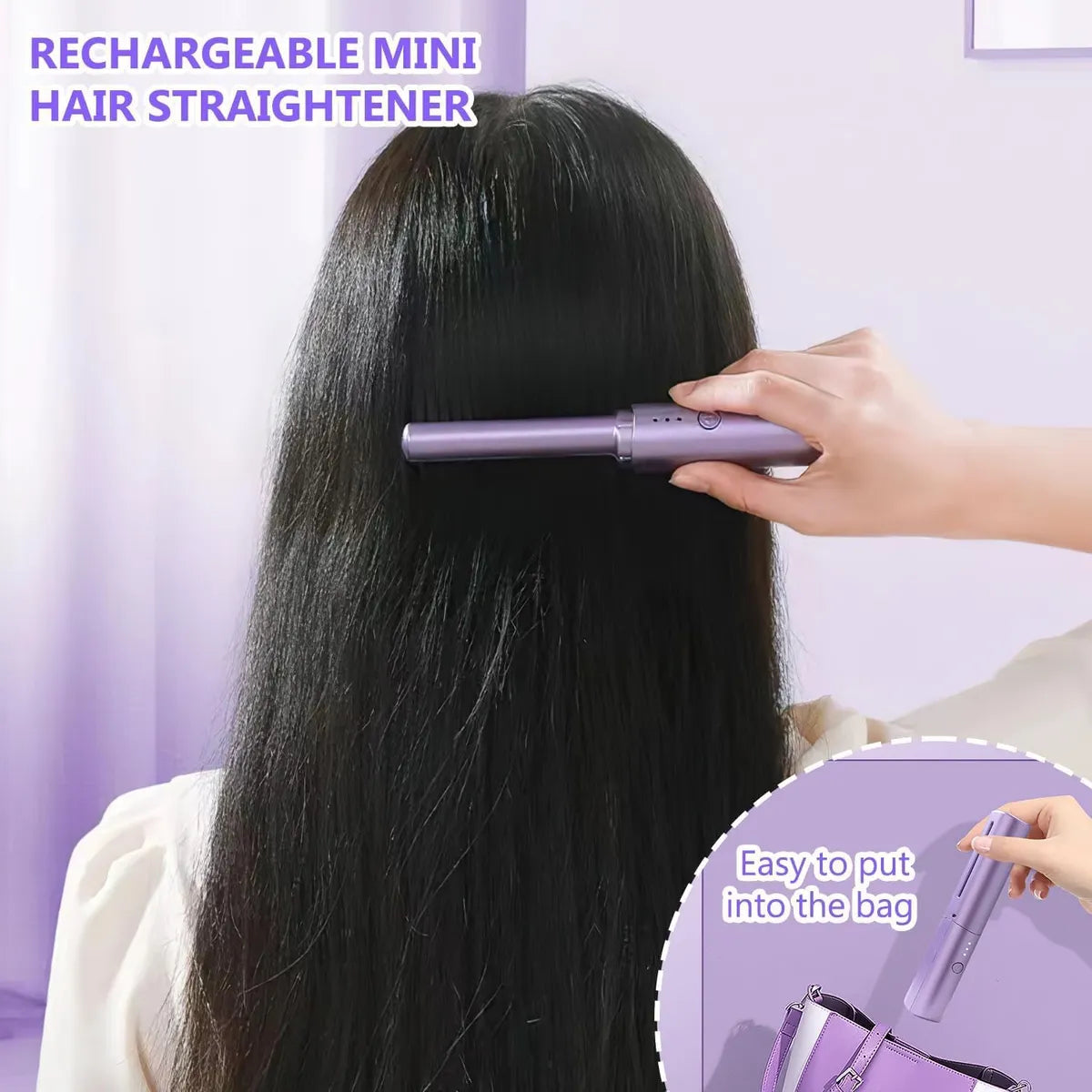 Meneflix Mini Hot Comb Straightener